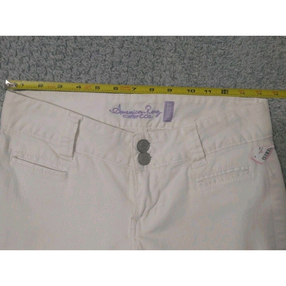 American Rag Flared Leg jeans White 3s Boho Beachy Summer - Picture 8 of 10